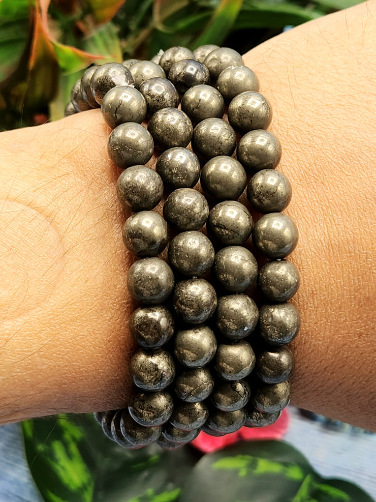 Pyrite Bracelet - A Beacon of Strength, Protection and Inner Harmony