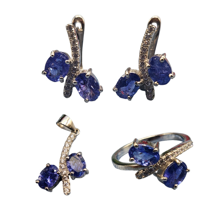 Tanzanite Jewelry Set - Unlocking Confidence and Elegance