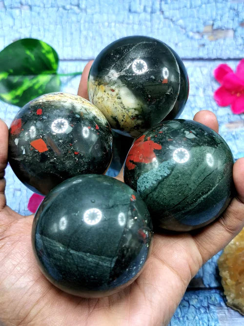 What is the Benefit of Bloodstone Jasper Stone Spheres: A Guide to Spiritual Peace and Productivity