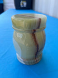 Green Onyx jar with lid: A Perfect Blend of Beauty, Functionality and Spiritual Harmony | Home Decor | Crystal Healing