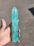 Green Fluorite Tower: A Beacon of Harmony, Protection and Prosperity | Home Decor | Crystal Healing