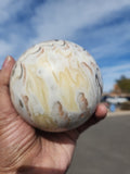 Zebra Onyx Sphere: Experience Harmony and Strength with This Exquisite Handmade Gemstone | Home Decor | Crystal Healing