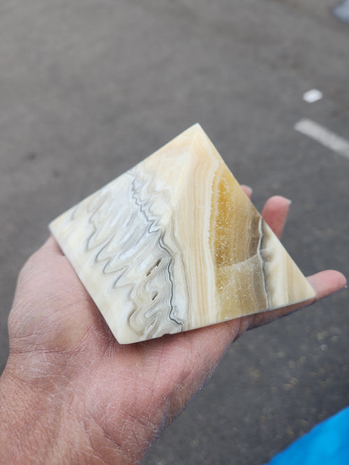 Zebra Onyx Pyramid: A Powerful Symbol of Balance, Protection, and Energy Amplification