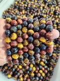 Tiger Eye Blue, Yellow, and Red 10 mm Bead Mix Bracelet: A Perfect Blend of Style, Spirituality, and Sentiment | ONE PIECE ONLY