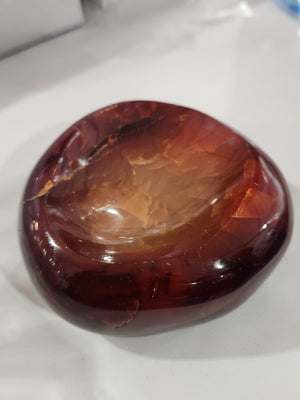 Carnelian Handmade Bowl: A Stunning Fusion of Art, Spirituality, and Home Decor | Home Decor | 5 inches and 400 gms