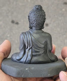 Russian Shungite Small Lord Buddha Carving: A Rare Gemstone of Balance, Healing, and Spiritual Harmony | Home Decor