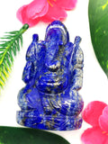 Divine Elegance: Lapis Lazuli Ganesha, Phoenix Mala & Meditation Point – Women’s Day Special