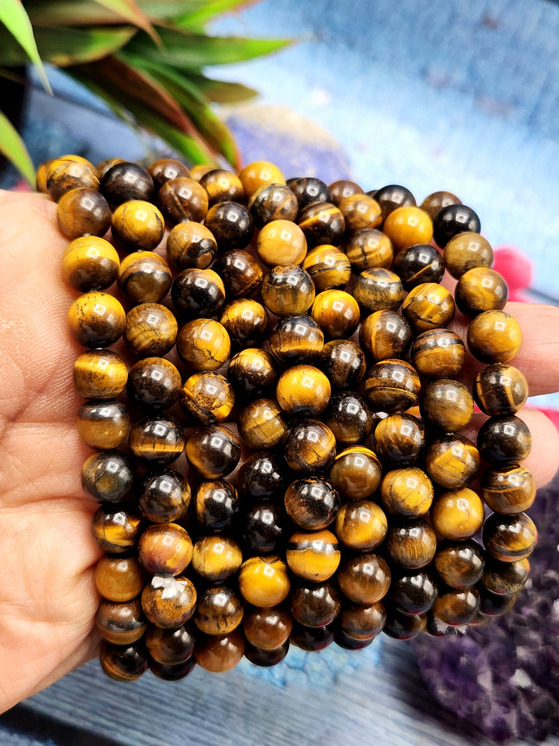 Black Jasper with Garnet Gemstone Bracelets for Protection and Success