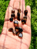 Smokey Quartz Faceted Loose Gemstones in Mixed Shape - Earthy Elegance - Lot of 16 units