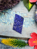 Lapis Lazuli Pendant in Mughal Floral Design - Capturing the Regal Essence of Timeless Beauty