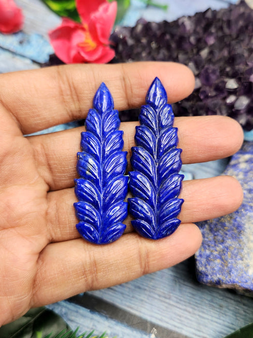 Lapis Lazuli Earrings - A Radiant Reflection of Timeless Beauty | Gemstone Earring | Birthday Gift | Daughter's Day Gift | Mother's Day Gift