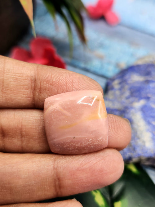 Pink Opal Cabochons Mix Shape Loose Gemstone - Merging Beauty and Spirituality | Lot of 5 units