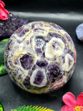 Amethyst Sphere: Transform Your Space and Mind | 4 inches diameter and 1550 gms