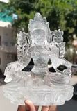 Clear Quartz Goddess Tara Carving: A Divine Addition to Your Home and Life