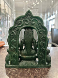 Exquisite Spiritual Carvings: The Divine Presence of Goddess Gaj Laxmi and Goddess Tara in Aventurine and Lapis Lazuli