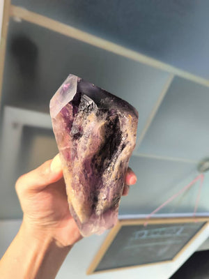 Amethyst Point: Embrace Tranquility For Home Decor and Spiritual Harmony | Crystal Healing | Reiki | Gemstone Points