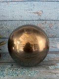 Golden Pyrite Sphere: Unlock Abundance and Positivity in Your Home & Office | 5.5 inches diameter and 6.9 kgs weight