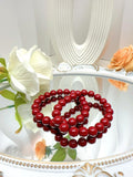 Cinnabar bracelet with 10 mm Beads - The Embodiment of Love and Serenity | ONE PIECE ONLY