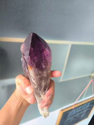 Amethyst Point: Enhancing Home Decor, Crystal Healing and Spiritual Aura | Crystal Healing | Reiki | Gemstone Points