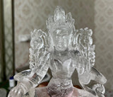 Clear Quartz Goddess Tara Carving: A Divine Addition to Your Home and Life