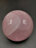 Rose Quartz Sphere - Used for Crystal Healing, natural rose quartz ball - Shwasam