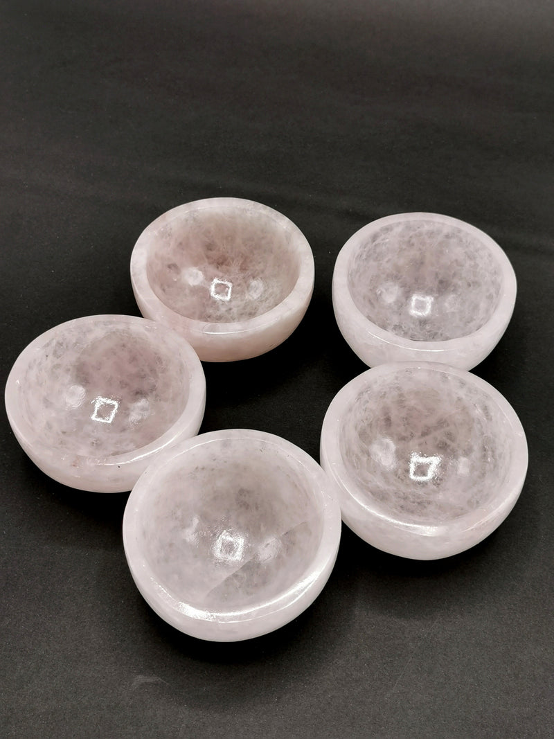 Beautiful Amethyst hand carved bowls - 3 inches diameter and 160 2024 gms (0.35 lb) - ONE BOWL ONLY