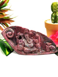 Ruby Kyanite handmade carving of Ganesh - Lord Ganesha Idol in Crystals/Gemstone - Reiki/Chakra/Healing - 5.5 in and 0.40 kg (0.88 lb)