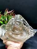 Shiva Head/Bust in Clear Quartz Carving - Lord Shivshankar in crystals and gemstones |Reiki/Chakra/Healing - 8 in and 2.6 kgs (5.72 lb)