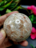 Sunstone stone sphere/ball - Energy/Reiki/Crystal Healing - 2 inches (5 cms) diameter and 170 gms - ONE PIECE ONLY